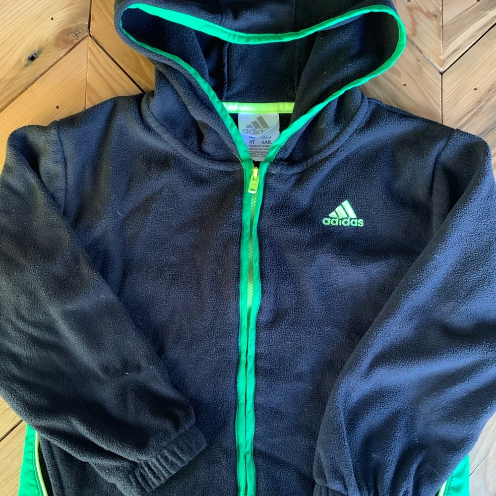 Adidas Full Zip Fleece Windsuit - 4T